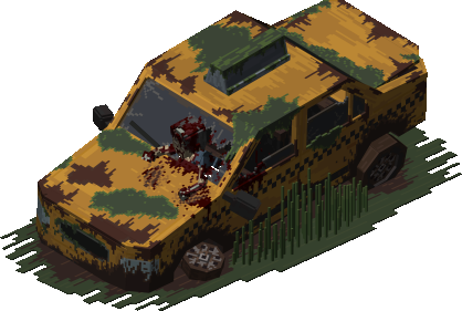 Swampy Car - The Walking Dead