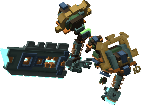 Mecha Gauntlet Aztec Arm Armor