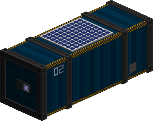 Sci-Fi Shipping Container