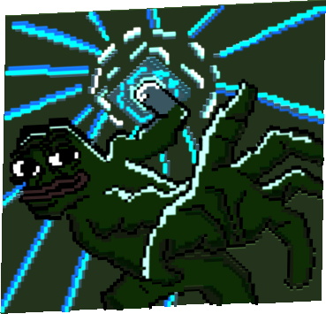 PEPE a violent punch - mural