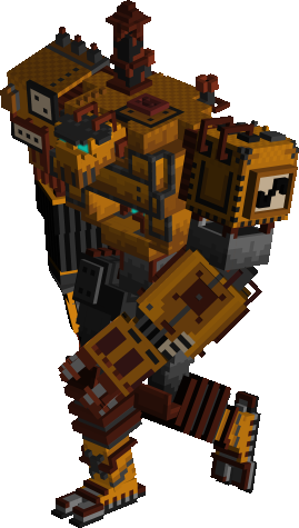 Robot steampunk