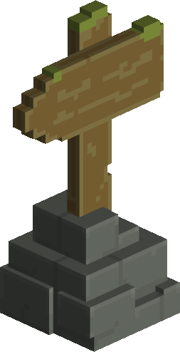 Stylized Wooden Sign