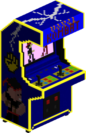 Arcade Pixel Kombat Animated