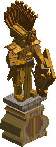 Atlantean Guard Statue