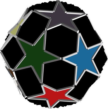 D12 Colored Stars