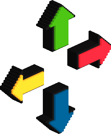 Colored arrows