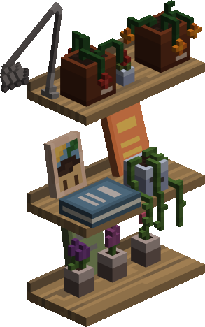 Shelf With Flowers