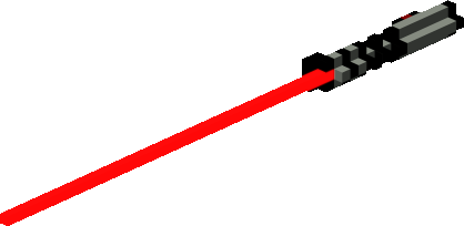 Red Hardlight Blade