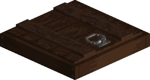 Wooden trap door