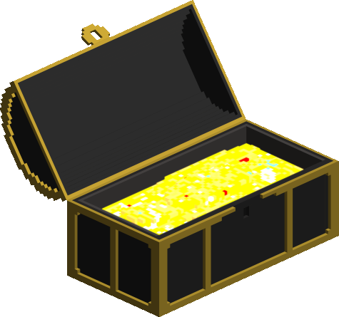 Gold Treasure Chest