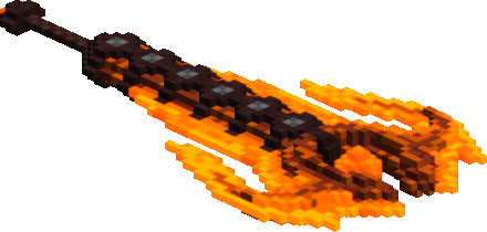 Gigantic Magma Phoenix Sword Axe Weapon