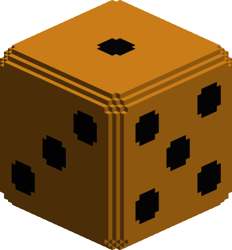 D6 Die - Orange