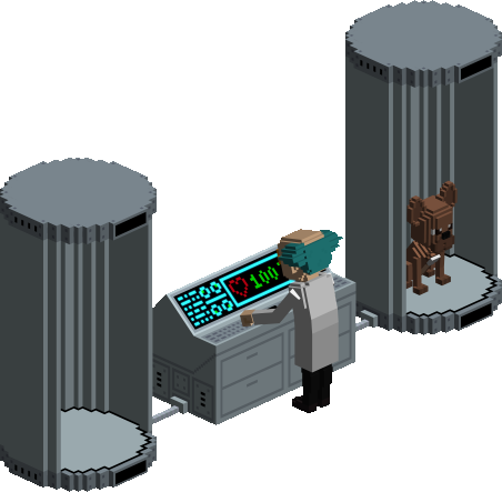 Teleportation machine - CF A.I. Generated NFTs