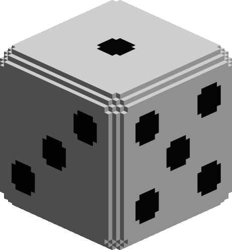 D6 Die - White