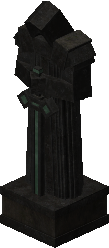 Fallen Knight Stone Statue - 01