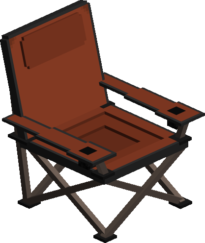 Outdoor Folding Chair - Orange