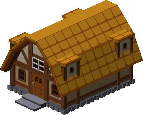 Yellow Roof House