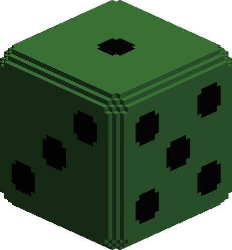 D6 Die - Green