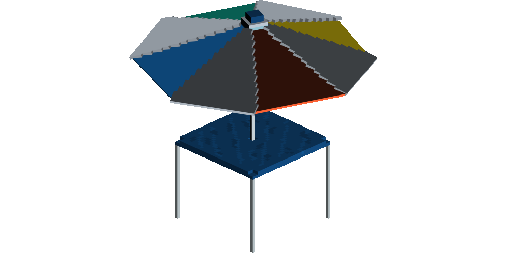 The Sandbox - Rainbow umbrella