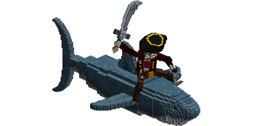 The Sandbox - Skeleton Shark Rider