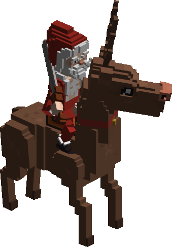 Santa Warrior And Reindeer
