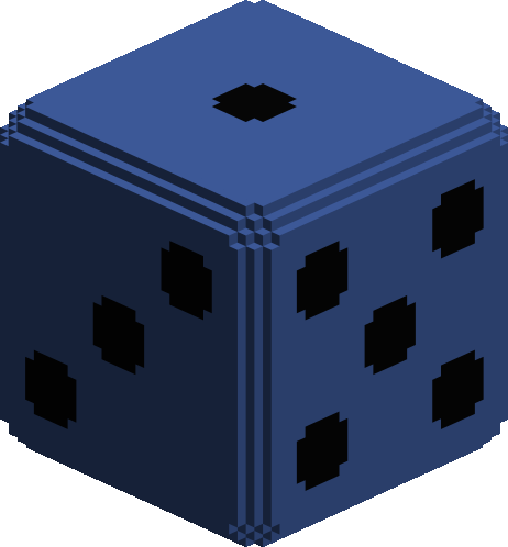 D6 Die - Blue