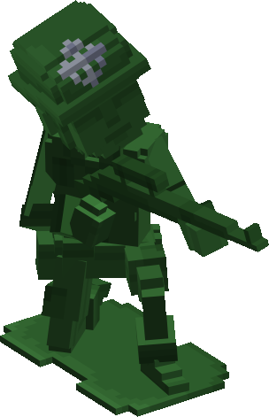 Green Plastic Soldier - Rifleman