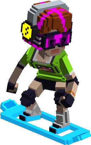 Sci-Fi hover boarder Amy