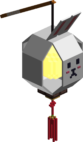 Rabbit Lunar New Year - Wall Lantern