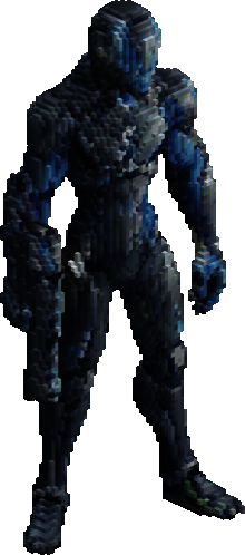 Alien with gun
