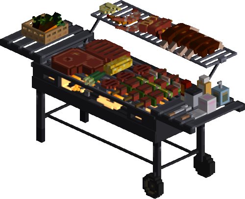 JN Summer pool party Barbecue grill