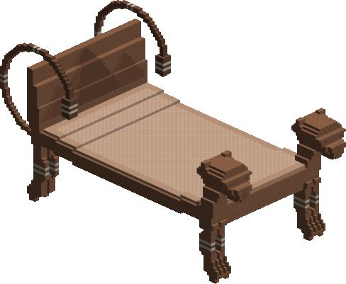 Ancient Egyptian Bed 01