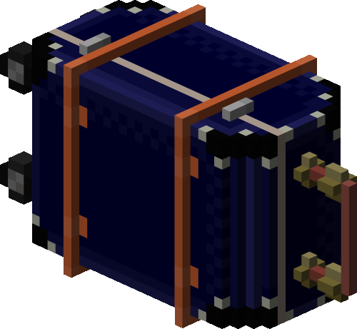 Blue Steamer Trunk