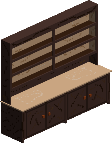 Oak Farmhouse Kitchen Dresser Cabinet