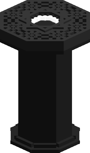 Red Crystal Pedestal