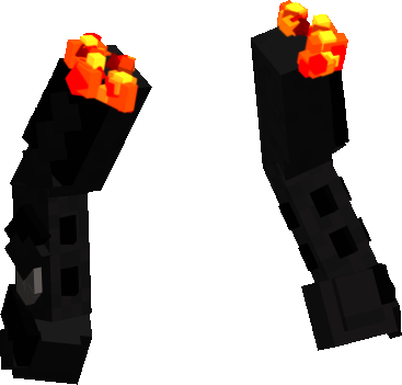 Doomfire Gauntlets : Dark Knight Arms - Halloween
