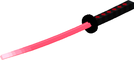 GN LH Red Cyber Katana (left hand)