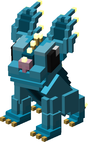 Dragon Cat: Turquoise lizard