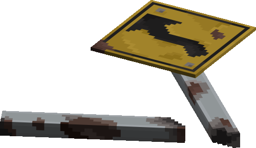 Broken Sign - The Walking Dead