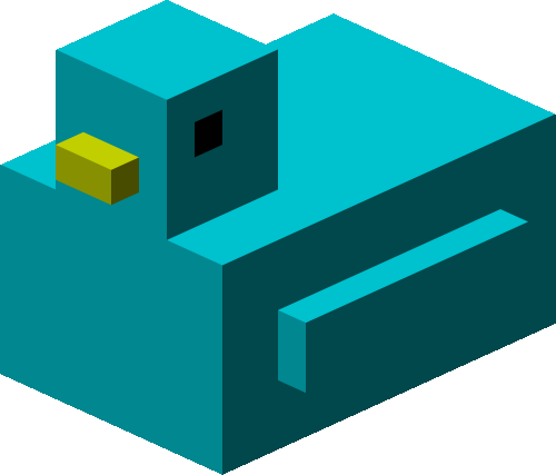 Rubber Duck (Cyan)