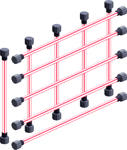 Sci-Fi Laser Gate