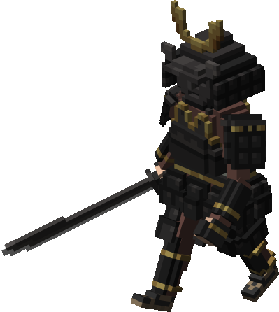Armored Samurai Warrior (Yoroi Musha) - Japanese CF Folklore