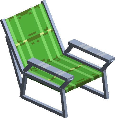 iv2 Games - Green Beach Chair