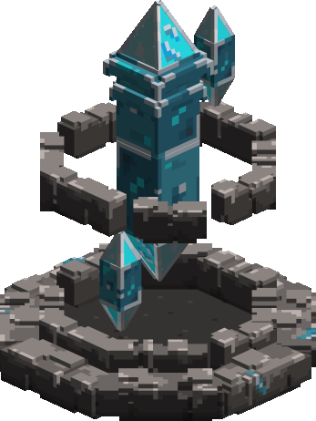 Ice Crystal Pedestal - CF Platformer Set