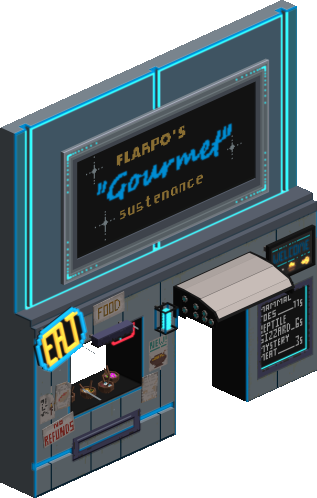Space Restaurant Short Facade - Sci-Fi Kit