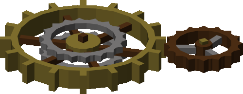  Decorative Two Gears