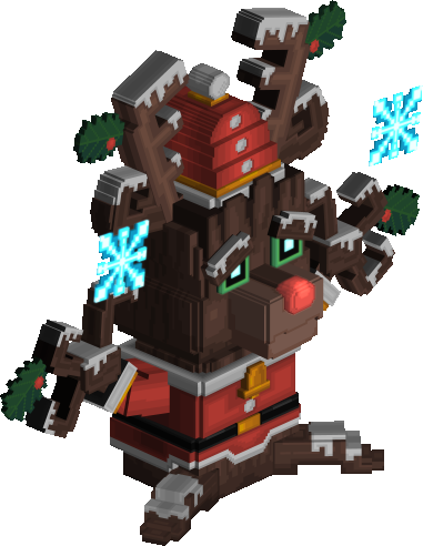 Red Nosed Wooden Reindeer