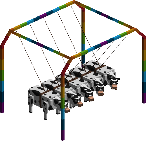 Cow Pendulum - CF Divergent Art
