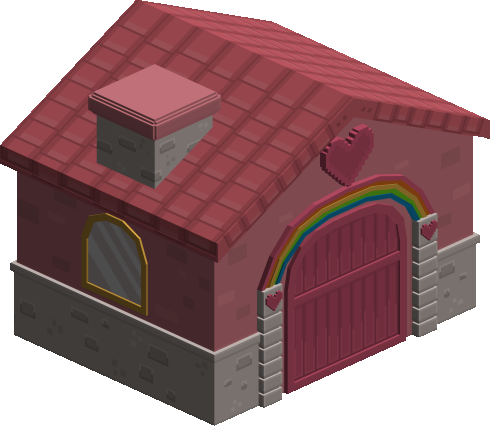 Pink House - Care Bears