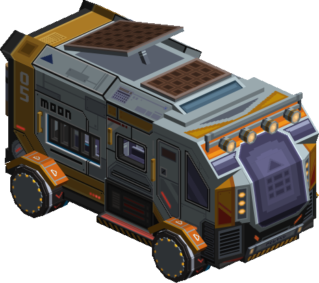 Moon Transport Rover - CF A.I. Genderated NFTs
